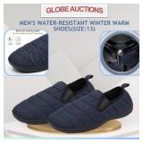 MEN'S WATER-RESISTANT WINTER WARM SHOES (SIZE:13)