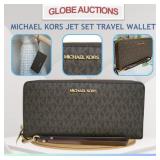 MICHAEL KORS JET SET TRAVEL WALLET (MSP:$298)