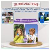 2-PIECES(RANGE-3KM) TRAVEL WALKIE TALKIE W/ LED