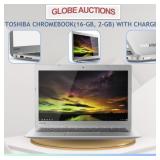 TOSHIBA CHROMEBOOK(16-GB, 2-GB)+CHARGER+WARRANTY