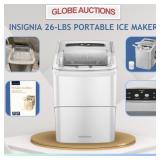 LOOKS NEW 26-LBS PORTABLE ICE MAKER (MSP:$199)