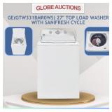 GE 27' TOP LOAD WASHER W/ SANIFRESH CYCLE(MSP:$949