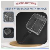 DEEP FRYER BASKET WITH HANDLE