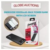 ENERGIZER 10000mAh MAX POWER BANK W/ LCD SCREEN