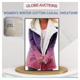 WOMEN'S WINTER COTTON CASUAL SWEATSHIRT(2XL)