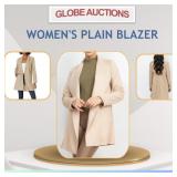 WOMEN'S PLAIN BLAZER(SIZE: S)