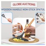 WOODEN HANDLE NON-STICK SPATULA