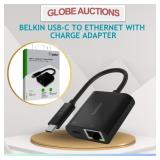 BELKIN USB-C TO ETHERNET+CHARGE ADAPTER