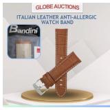 ITALIAN LEATHER ANTI-ALLERGIC WATCH BAND