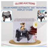 SOLAR POWER AUTOMATIC 360ï¿½ ROTATING DISPLAY STAND