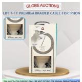 LBT 7-FT PREMIUM BRAIDED CABLE FOR IPHONE