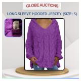 LONG SLEEVE HOODED JERCEY (SIZE: S)