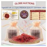 4-gm(SET OF 2 x 2-gm)PREMIUM QUALITY SAFFRON/KESAR