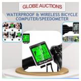 WATERPROOF & WIRELESS BICYCLE COMPUTER/SPEEDOMETER