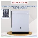 GE 24' 52DB S.STEEL TUB DISHWASHER (MSP:$599)