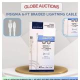 INSIGNIA 6-FT BRAIDED LIGHTNING CABLE