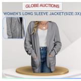 WOMEN'S LONG SLEEVE JACKET (SIZE:3X)