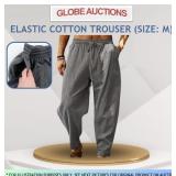 ELASTIC COTTON TROUSER (SIZE: M)