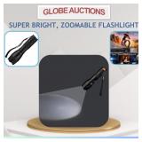 SUPER BRIGHT, ZOOMABLE FLASHLIGHT