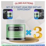 SET OF 3 FASTLEAN PRO DIETARY SUPPLEMENT