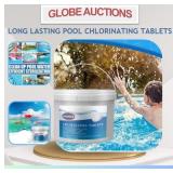 LONG LASTING POOL CHLORINATING TABLETS