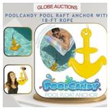 POOL RAFT ANCHOR WITH 18-FT ROPE, POOLCANDY