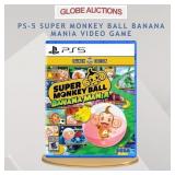 PS-5 SUPER MONKEY BALL BANANA MANIA VIDEO GAME