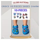 CROCS 10-PIECES SHOES CHARMS