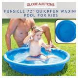 FUNSICLE 72" QUICKFUN WADING POOL FOR KIDS