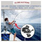 22-LBS OKUMA CONVECTOR FISHING REEL (MSP:$188)