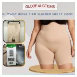 HI-WAIST BEIGE FIRM SLIMMER SHORT (SIZE: L)