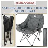 NEW 550-LBS OUTDOOR FOLDING MOON CHAIR
