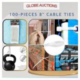100-PIECES 8" CABLE TIES