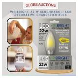 22-W BENCHMARK-II LED CHANDELIER BULB, DECORATIVE