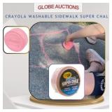 CRAYOLA WASHABLE SIDEWALK SUPER CHALK