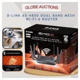 NEW D-LINK MESH WI-FI-6 ROUTER, AX-4800 (MSP:$179)