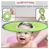 ELASTIC WATERPROOF BABY SHAMPOO CAP