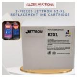 SEALED 2-PIECES JETTRON 62-XL REPLACEMENT INK CART