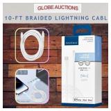 10-FT BRAIDED LIGHTNING TO USB-C CABLE