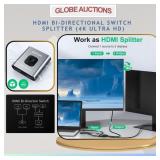 HDMI BI-DIRECTIONAL SWITCH SPLITTER (4K ULTRA HD)
