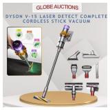 DYSON V-15 LASER DETECT CORDLESS VACUUM(MSP:$1169)