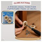 4-PIECES DUAL FUNCTION FURNITURE PADS (2-INCH)