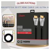 50-FT 4K UHD HDMI CABLE, ROCKETFISH (MSP:$249)