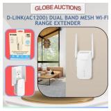 NEW D-LINK WI-FI RANGE EXTENDE DUAL BAND (AC1200)