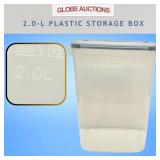 2.0-L PLASTIC STORAGE BOX