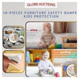 10-PIECES FURNITURE SAFETY BUMPER KIDS PROTECTION