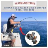 COLD WATER LINE COUNTER REEL, OKUMA  (MSP:$209)