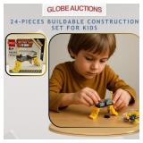 24-PIECES BUILDABLE CONSTRUCTION SET FOR KIDS