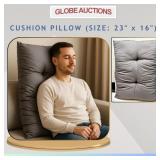 CUSHION PILLOW (SIZE: 23" x 16")
