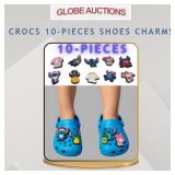 CROCS 10-PIECES SHOES CHARMS